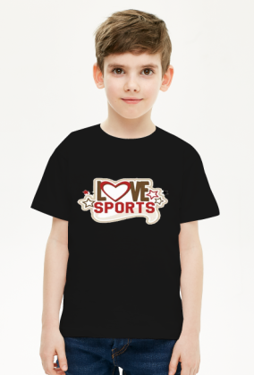 KOSZULKA CHŁOPIĘCA ,,LOVE SPORTS,,