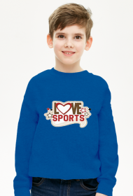 BLUZA CHŁOPIĘCA ,,LOVE SPORTS,,