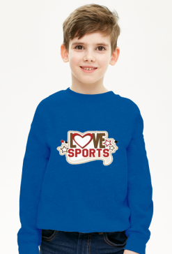 BLUZA CHŁOPIĘCA ,,LOVE SPORTS,,
