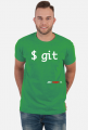 T-shirt "git just commit it" red