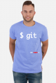 T-shirt "git just commit it" red