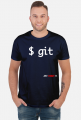 T-shirt "git just commit it" red