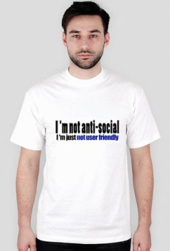 Not user friendly - Męski T-shirt