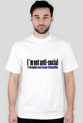 Not user friendly - Męski T-shirt