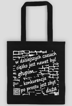 Ściana w. ekologiczna torba na zakupy
