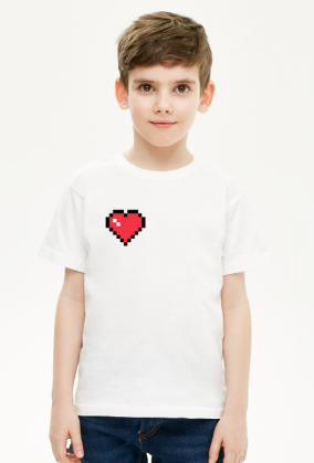 T-shirt Koszulka Pixel SERCE Małe