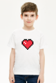 T-shirt Koszulka Pixel SERCE Duże