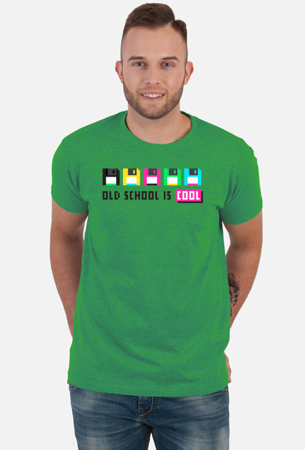 T-shirt Koszulka Pixel OLDSCHOOL IS COOL