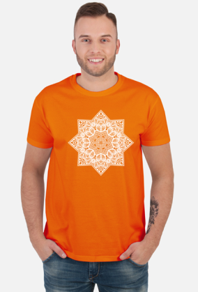 Koszulka męska mandala rozeta