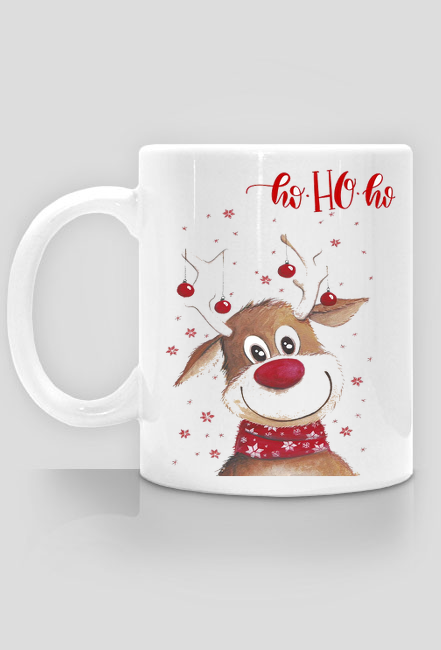 kubek swiąteczny renifer