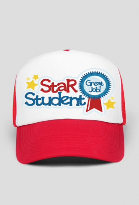 CZAPKA Z DASZKIEM ,,STAR STUDENTS,,