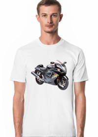 Suzuki Hayabusa koszulka męska z motocyklem