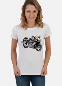 Suzuki Hayabusa koszulka damska z motocyklem
