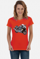 Suzuki Hayabusa koszulka damska z motocyklem