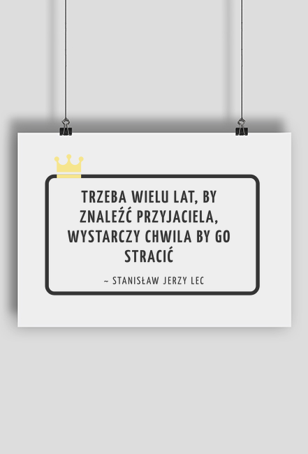 PLAKAT | Trzeba wielu lat...
