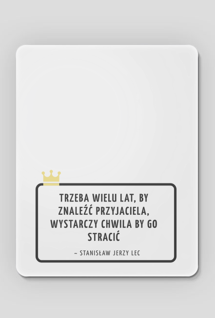 PODKŁADKA | Trzeba wielu lat...