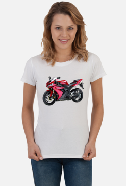 Yamaha YZF R1 koszulka damska z motocyklem Yamaha