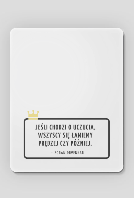PODKŁADKA | Jeśli chodzi o...