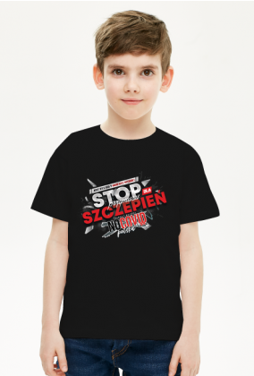 Koszulka dziecięca stop przymusowi szczepień