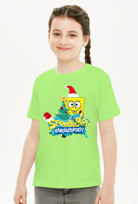 T-SHIRT DLA DZIEWCZYNKI! HIT! SPONGEBOB KANCIASTOPORTY - ŚWIĘTA!
