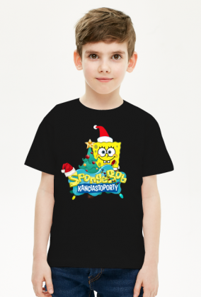 T-SHIRT DLA CHŁOPCA! HIT! SPONGEBOB KANCIASTOPORTY ŚWIĘTA!