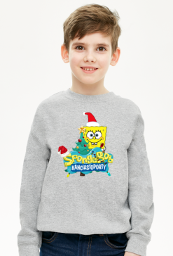 BLUZA CHŁOPIĘCA ' SPONGEBOB KANCIASTOPORTT - ŚWIĘTA' HIT!