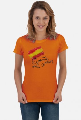 España mi amor koszulka damska