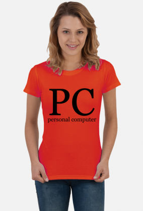 Koszulka damska PC personal computer
