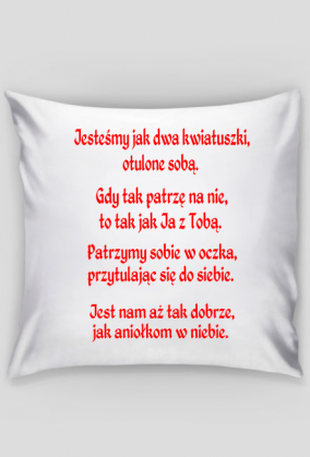 PODUSZKA ,,JAK DWA KWIATUSZKI,,