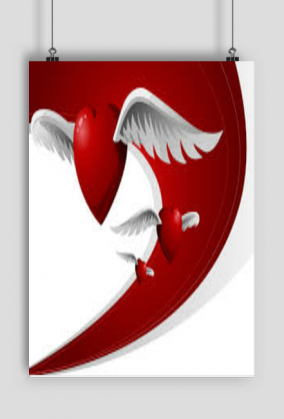 PLAKAT ,,ANIELSKIE SERCE,,