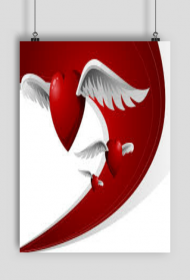 PLAKAT ,,ANIELSKIE SERCE,,