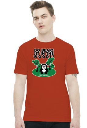 Do bears sit in the woods?