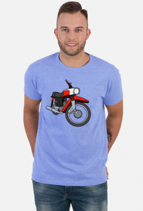 Motocykl Gazela - barwy wzmocnione