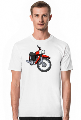 Motocykl Gazela - barwy wzmocnione