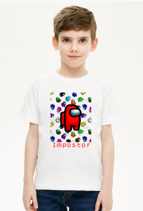 Impostor mix - koszulka dziecięca dla fana Among Us