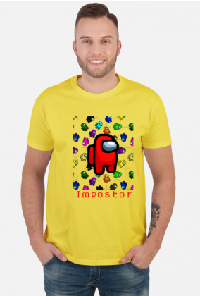 Impostor mix - koszulka męska dla fana Among Us