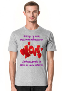 KOSZULKA MĘSKA ,,TEN JEDYNY,,