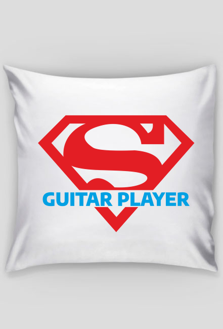 Super guitar player - poszewka na poduszkę dla gitarzysty