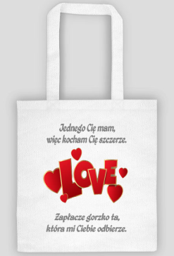 ECO TORBA NA RAMIĘ ,,TEN JEDYNY,,