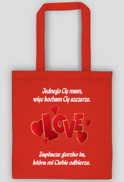 ECO TORBA NA RAMIĘ ,,TEN JEDYNY,,