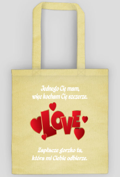 ECO TORBA NA RAMIĘ ,,TEN JEDYNY,,