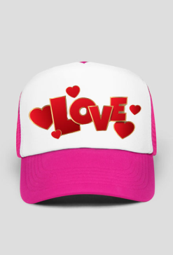 CZAPKA Z DASZKIEM ,,LOVE,,