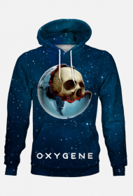BLUZA Z KAPTUREM FULLPRINT - OXYGENE