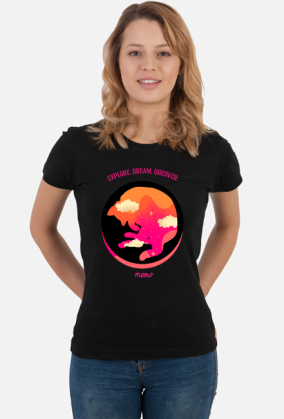 Explore Dream Discover - koszulka damska