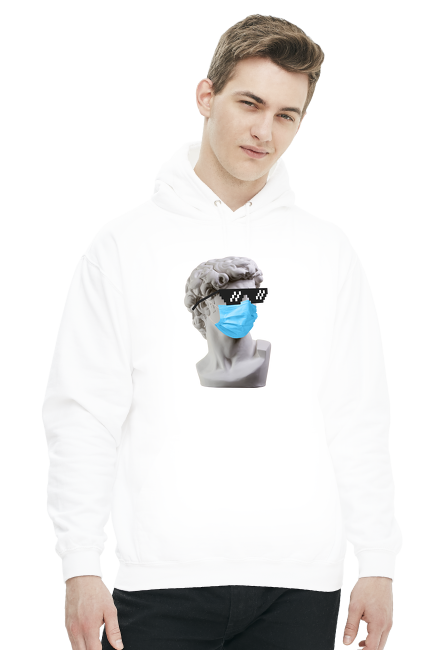 HIT! Statua Posąg Maseczka Okulary PIXEL Kreatywne