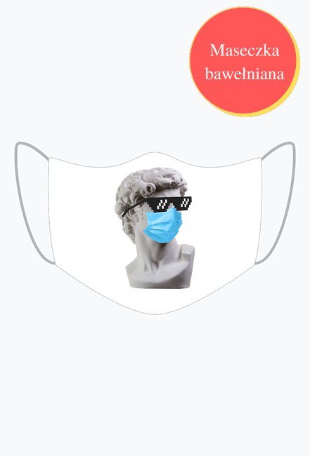 COOL MASECZKA Statua Posąg Okulary PIXEL