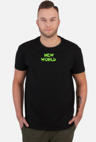 NEW WORLD CLOTHING BLACK GREEN TEE