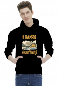 Bluza męska górska-  I LOVE MOUNTAINS Góry