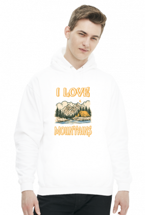 Bluza męska górska-  I LOVE MOUNTAINS Góry