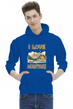 Bluza męska górska-  I LOVE MOUNTAINS Góry